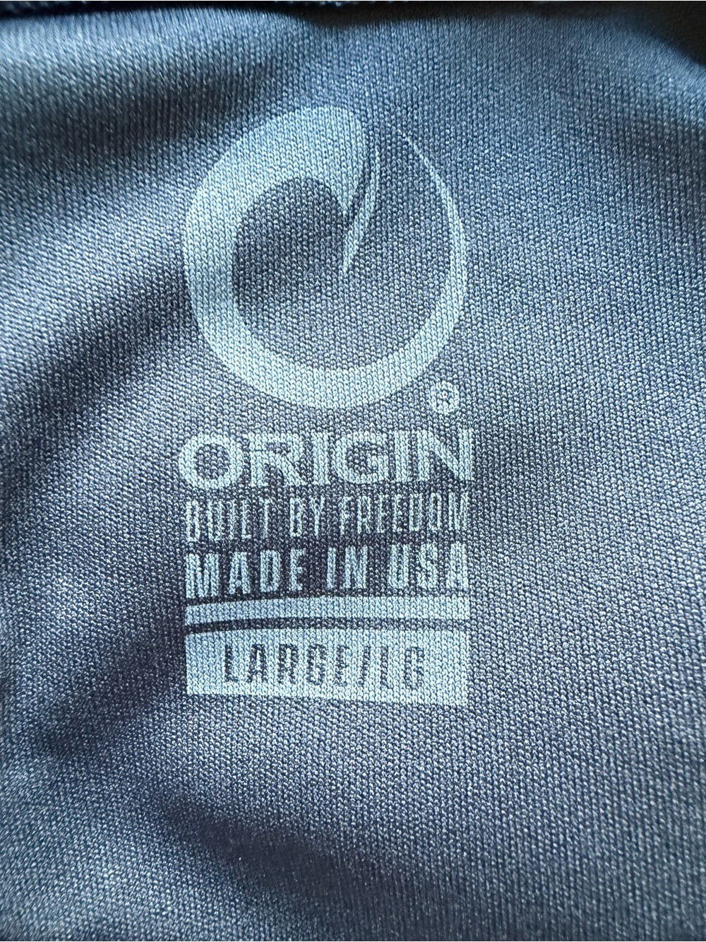 Men’s Made in USA Origin Performance Hooded Long Sleeve in Navy - Picture 4 of 5